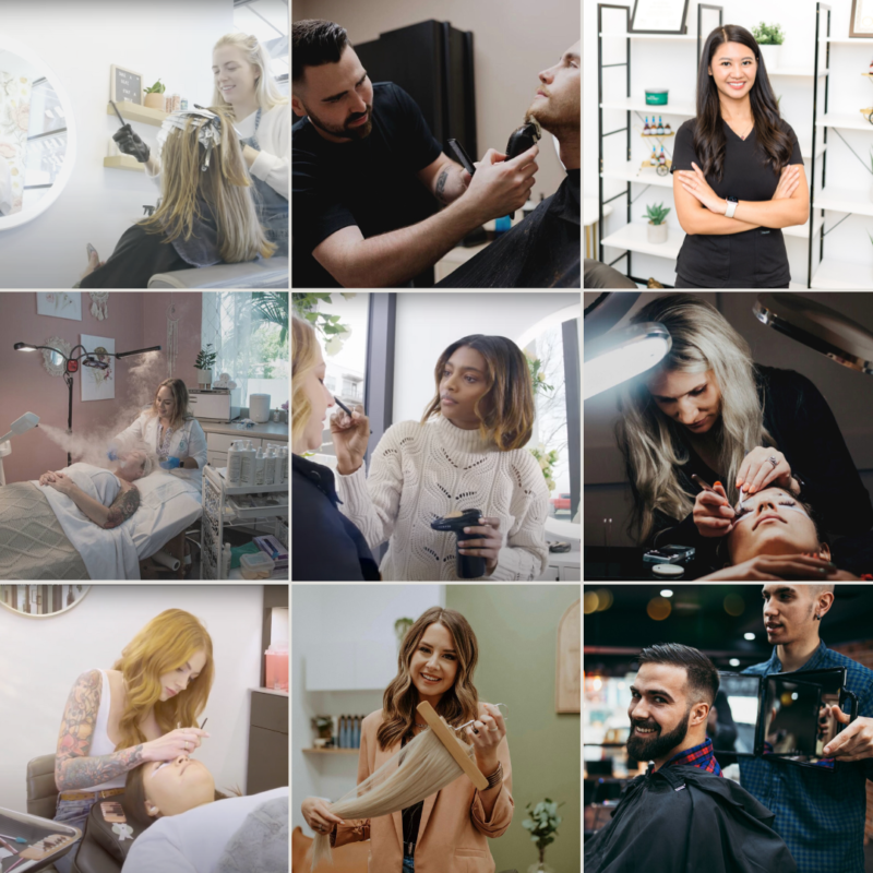 Salon Specialists Collage